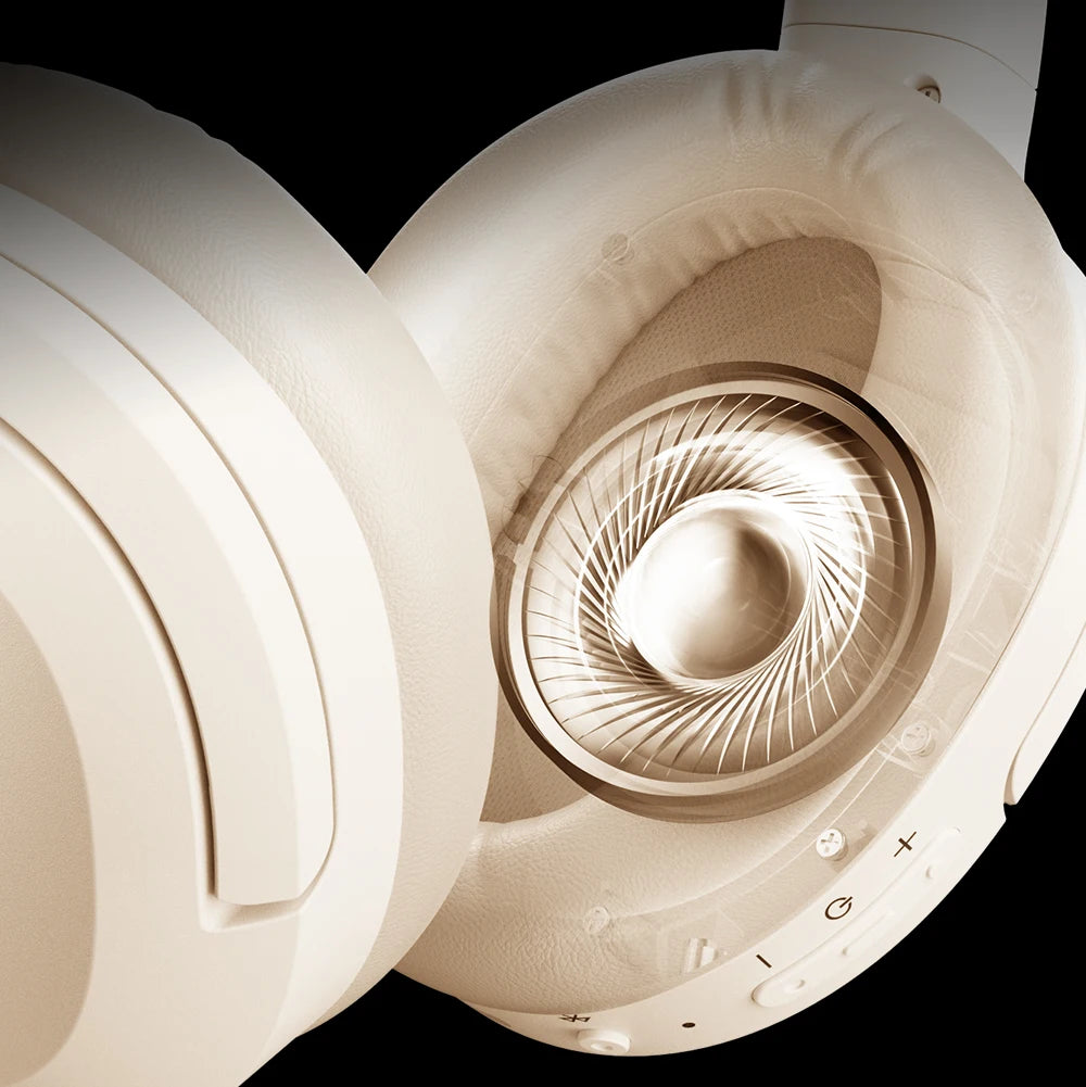 Edifier W820NB Plus Wireless Noise Cancelling Headphones 43dB ANC Hi-Res LDAC Codec 49hrs Playtime Over-Ear Bluetooth Headset - TechSmartX