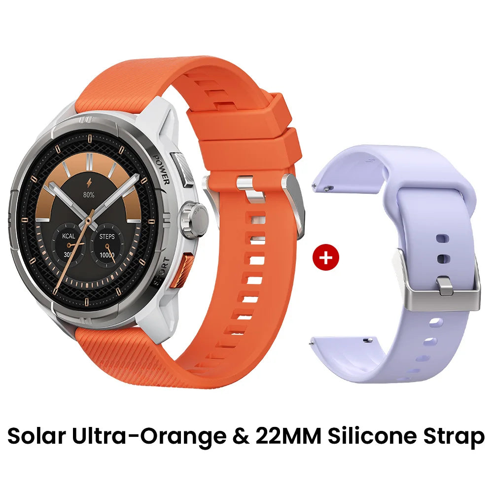 HAYLOU Solar Ultra GPS Smartwatch 1.6” AMOLED Display 5ATM Waterproof Built-in GPS Bluetooth Phone Calls Sports Smart Watch - TechSmartX