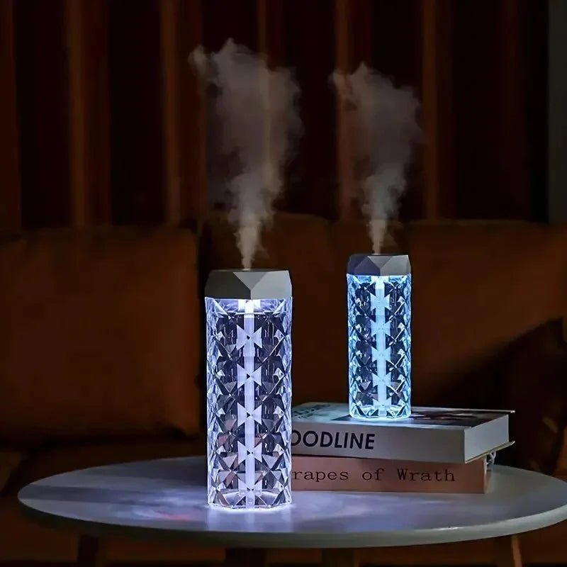 400ML Air Humidifier USB Aroma Diffuser Essential Oil Purifier Fragrance Mist Maker RGB Light humidificador For Car Home Bedroom - TechSmartX