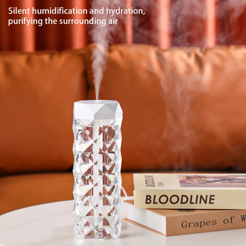 400ML Air Humidifier USB Aroma Diffuser Essential Oil Purifier Fragrance Mist Maker RGB Light humidificador For Car Home Bedroom - TechSmartX