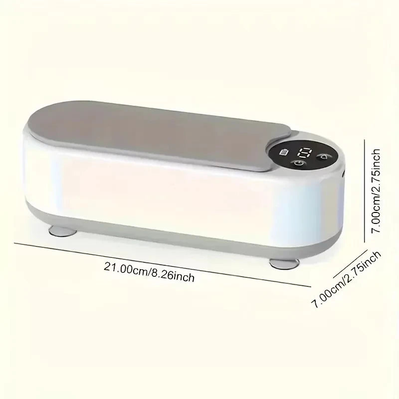 High-Frequency Ultrasonic Glasses Cleaner - 1pc Wireless Multi-Purpose Cleaning Machine for Eyewear & Accessories - TechSmartX