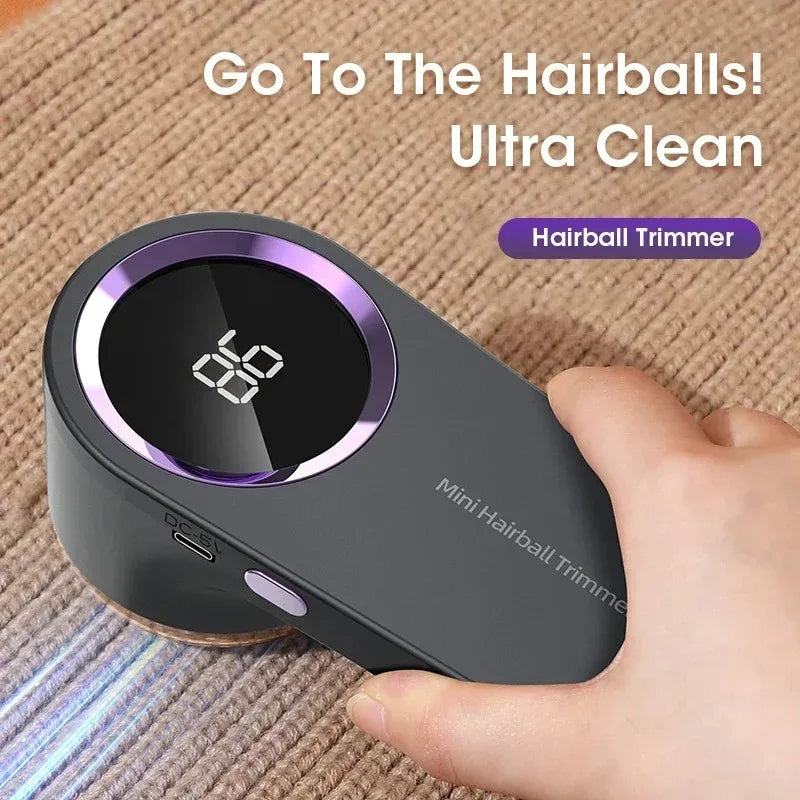 Portable Lint Remover Electric Fuzz Pellet Remover for Clothing LED Display Rechargeable for Clothes Fabric Shaver Fluff Remover - TechSmartX