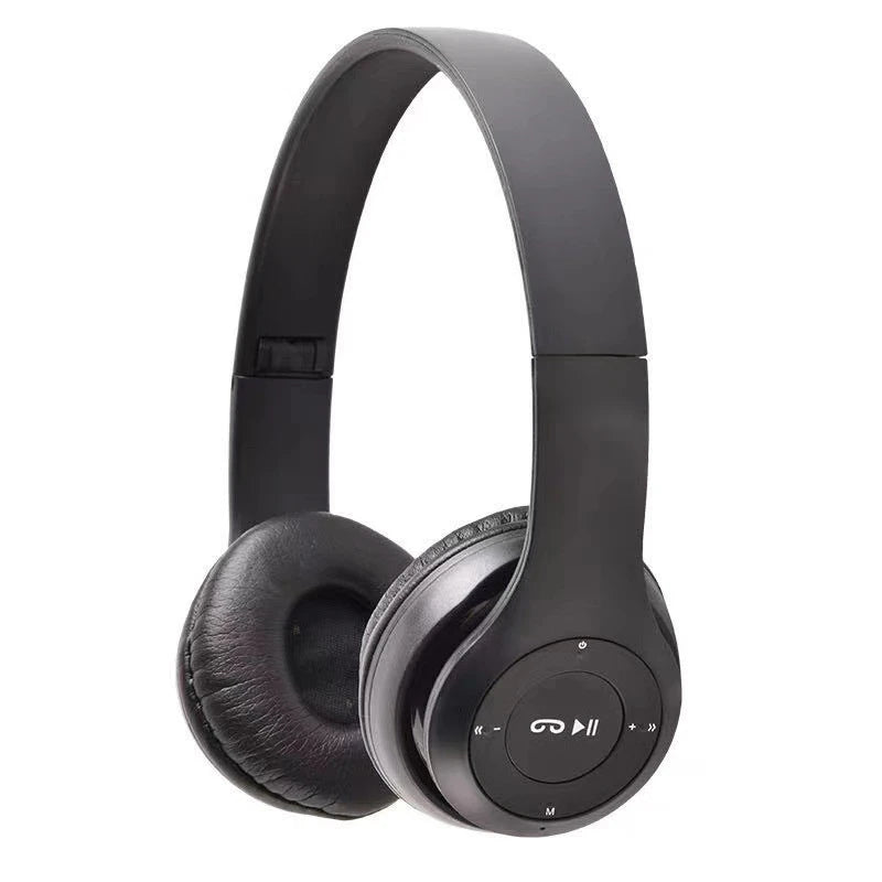 P47 Wireless bluetooth headphone With Mic Headsets Stereo Sound Earphones Sports Gaming Headphones Supports PC Smartphone - TechSmartX