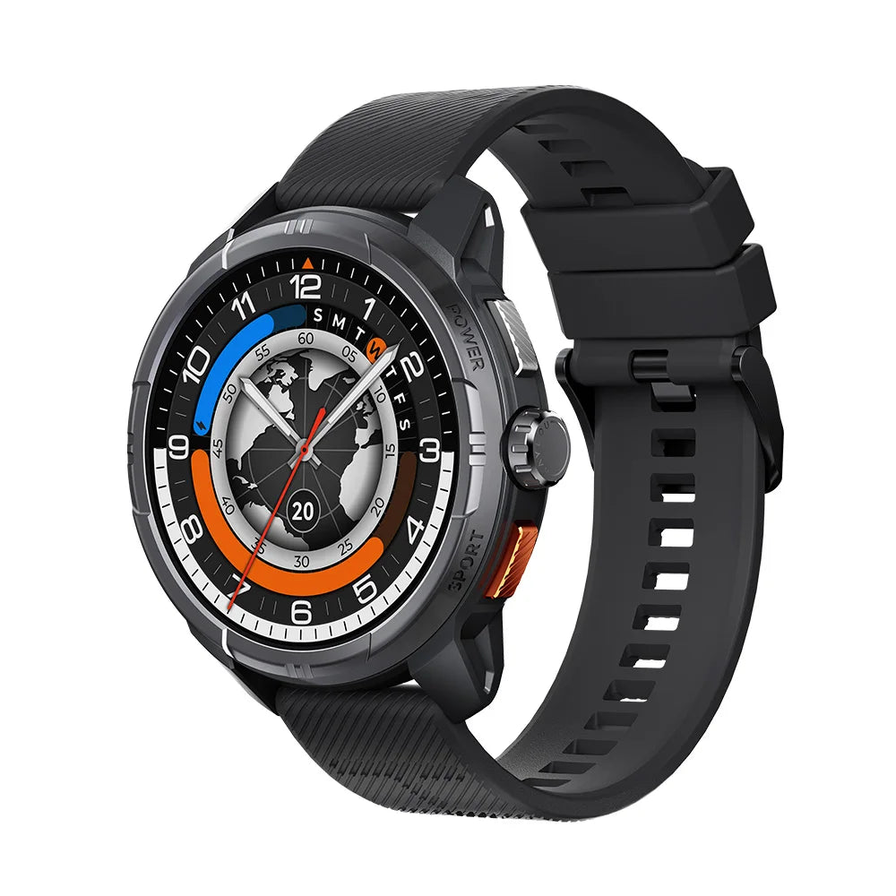 HAYLOU Solar Ultra GPS Smartwatch 1.6” AMOLED Display 5ATM Waterproof Built-in GPS Bluetooth Phone Calls Sports Smart Watch - TechSmartX