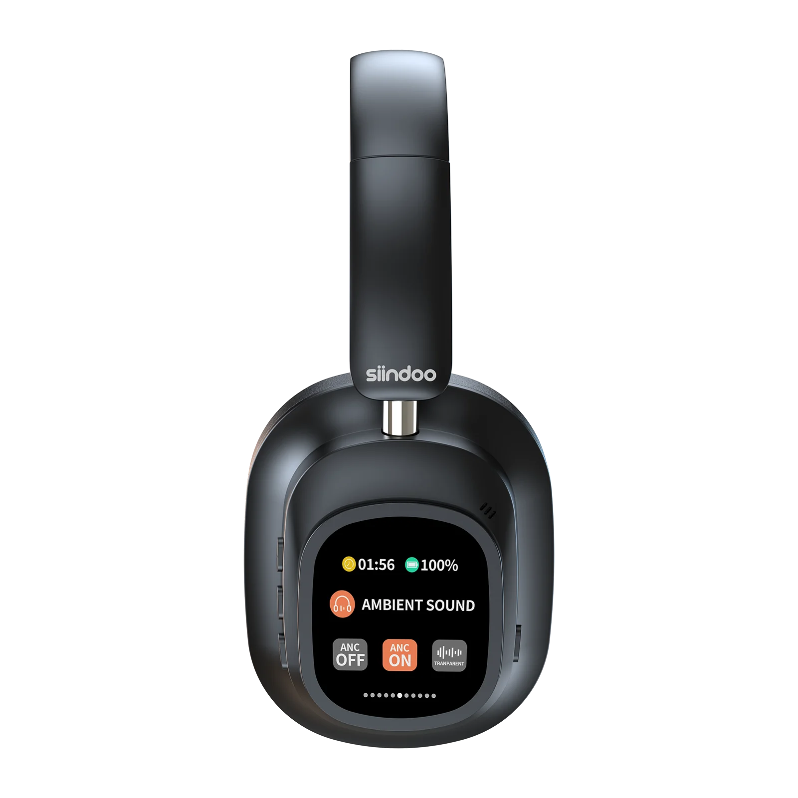 Siindoo NEWEST ANC930Plus Hybrid ANC Wireless Headphone, With Multi Magnetic Touch Control LED Screen AND APP Download 1GB MP3 - TechSmartX
