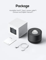 New Starry Sky Projection Air Humidifier with Colorful Gradient Night Light USB Delicate Water Mist Essential Oil Aroma Diffuser - TechSmartX