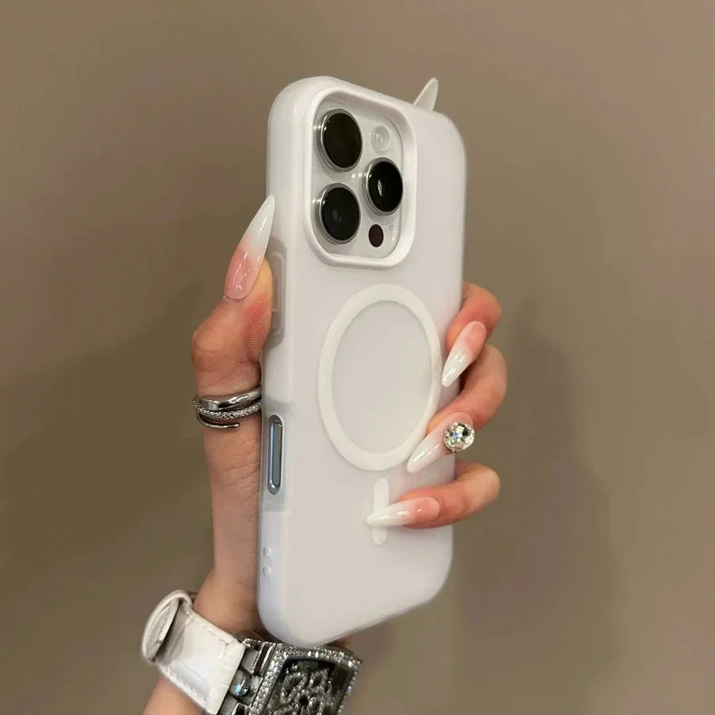 Luxury Candy For Magsafe Wireless Charge Matte Phone Case For iPhone 11 12 13 14 15 16 Pro Max Plus Magnetic Bumper Cases Cover