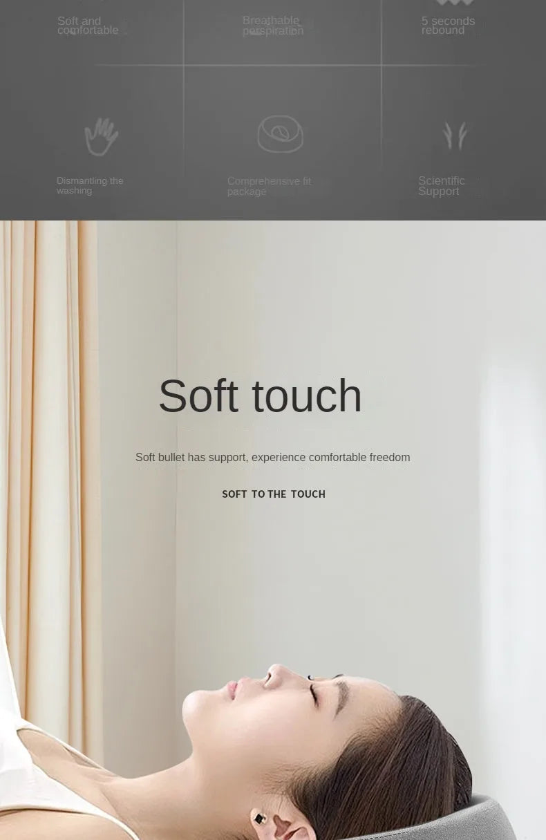 Face Down Pillow Prone Pillow for Prone Face Down Resting Comfort Memory Foam Ergonomics Home Massage Headrest for Beauty Salon - TechSmartX