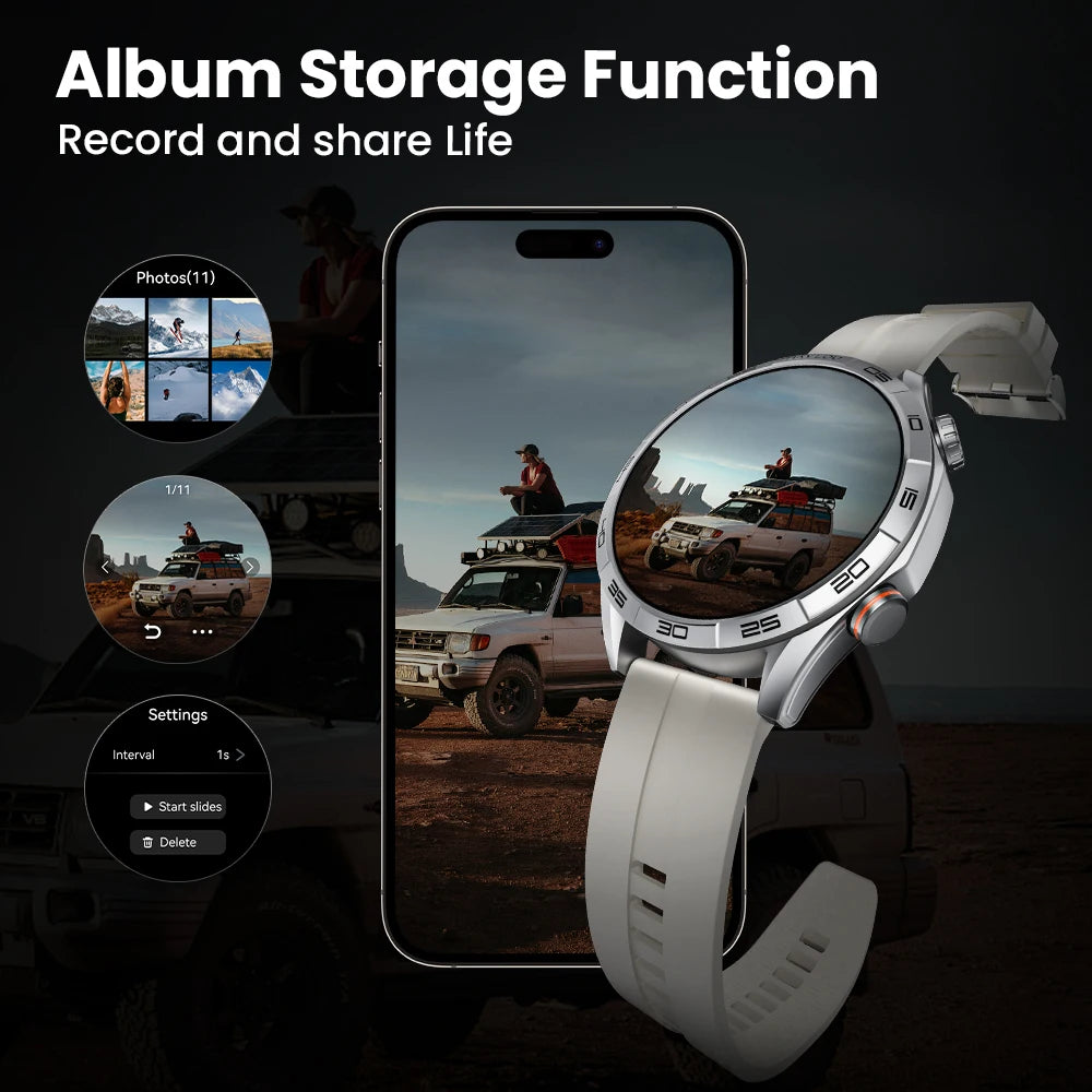 HAYLOU Solar 5 Voice Calling Smartwatch 1.58'' AMOLED Display 60Hz Smart Watch 24H Health Monitoring Sports Smartwatch for Men - TechSmartX