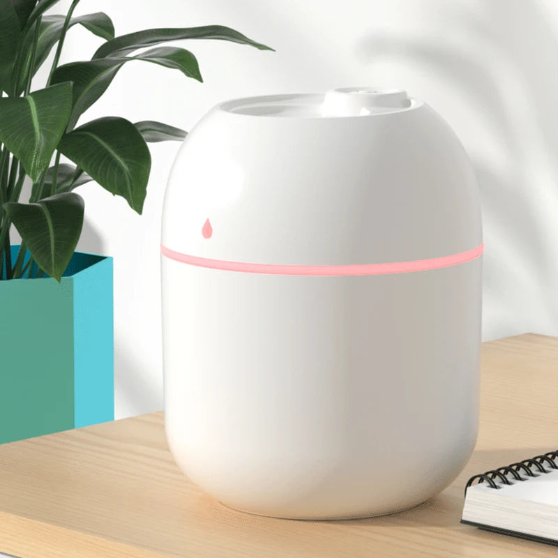 Portable USB Ultrasonic Air Mini Humidifier Essential Oil Diffuser Car Purifier Aroma Anion Mist Maker with LED Lamp Lighting - TechSmartX