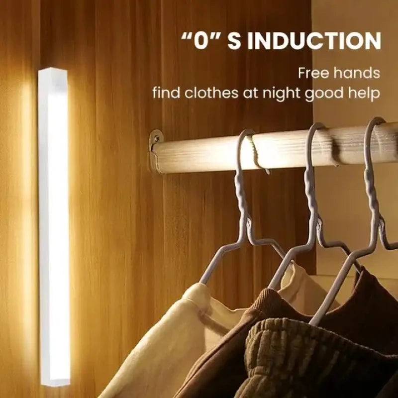 Motion Sensor Lamp Night Light Wireless LED USB Type C Rechargeable Lamp for Kitchen Cabinet Bedroom Wardrobe Staircase Lighting - TechSmartX