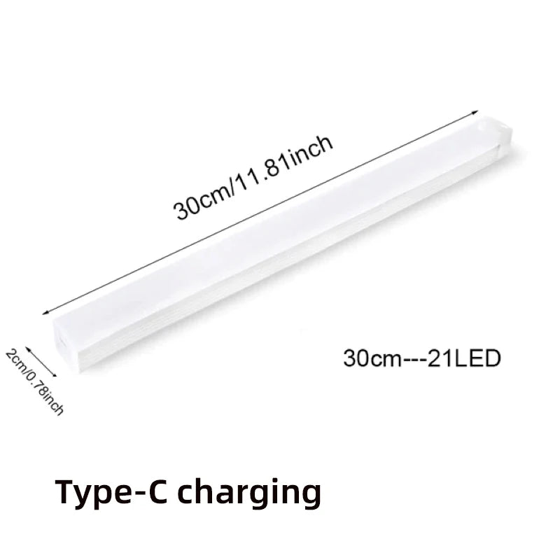 Motion Sensor Lamp Night Light Wireless LED USB Type C Rechargeable Lamp for Kitchen Cabinet Bedroom Wardrobe Staircase Lighting - TechSmartX