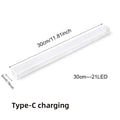 Motion Sensor Lamp Night Light Wireless LED USB Type C Rechargeable Lamp for Kitchen Cabinet Bedroom Wardrobe Staircase Lighting - TechSmartX