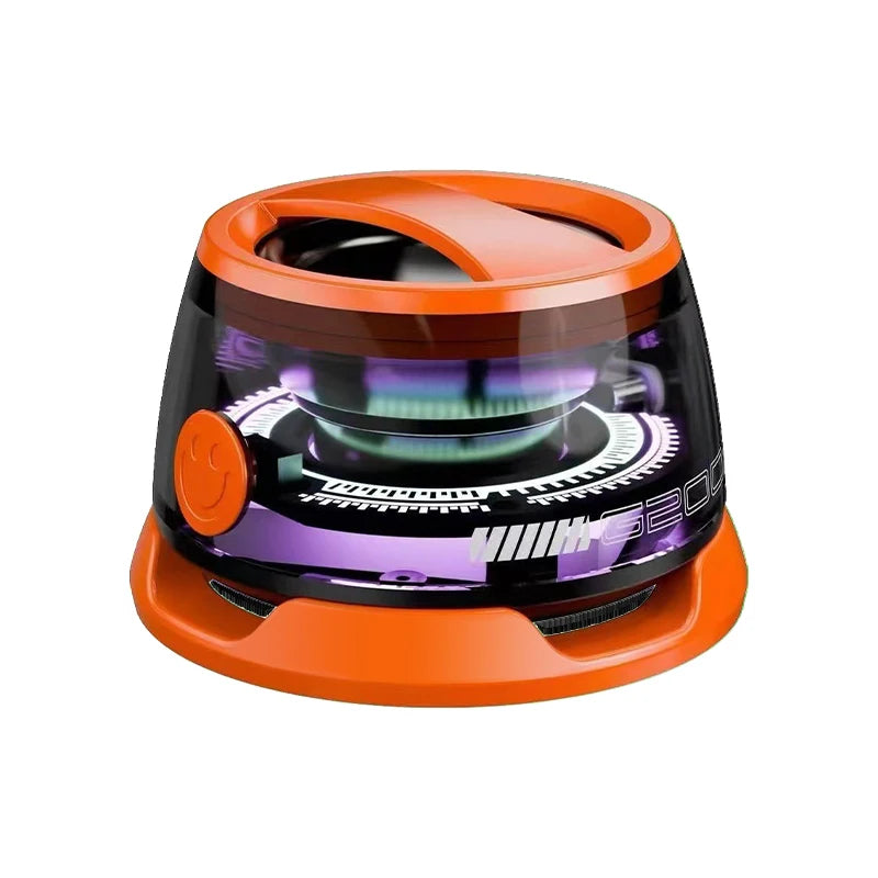 Mini Bluetooth Speaker Portable Phone Holder RGB Lighting Magnetic Speaker BT5.3 Mini Sound Box 7 Hours Playback Easy to carry - TechSmartX
