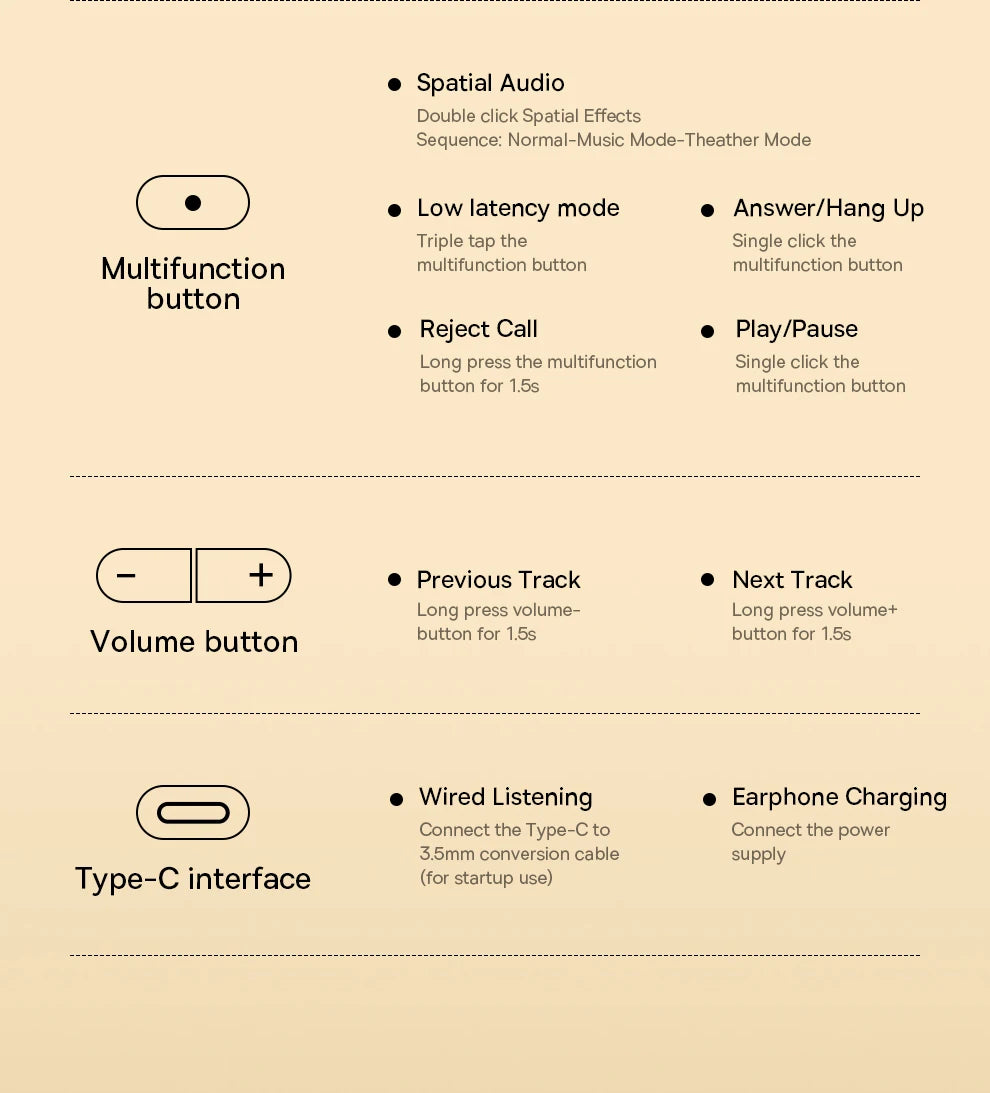 Baseus Wireless Headphones Bluetooth 5.3 HIFI Level Earphone 40mm Driver Foldable Over Ear Headsets 70H Playtime Spatial Audio - TechSmartX