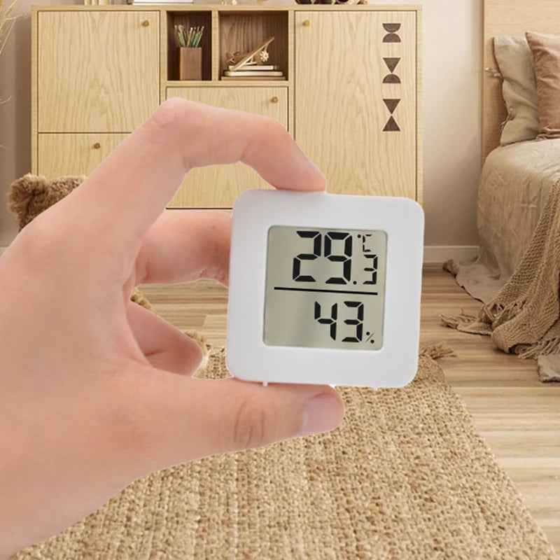 LCD Digital Thermometer Hygrometer Indoor Room Electronic Temperature Humidity Meter Sensor Gauge Weather Station For Home ﻿ - TechSmartX
