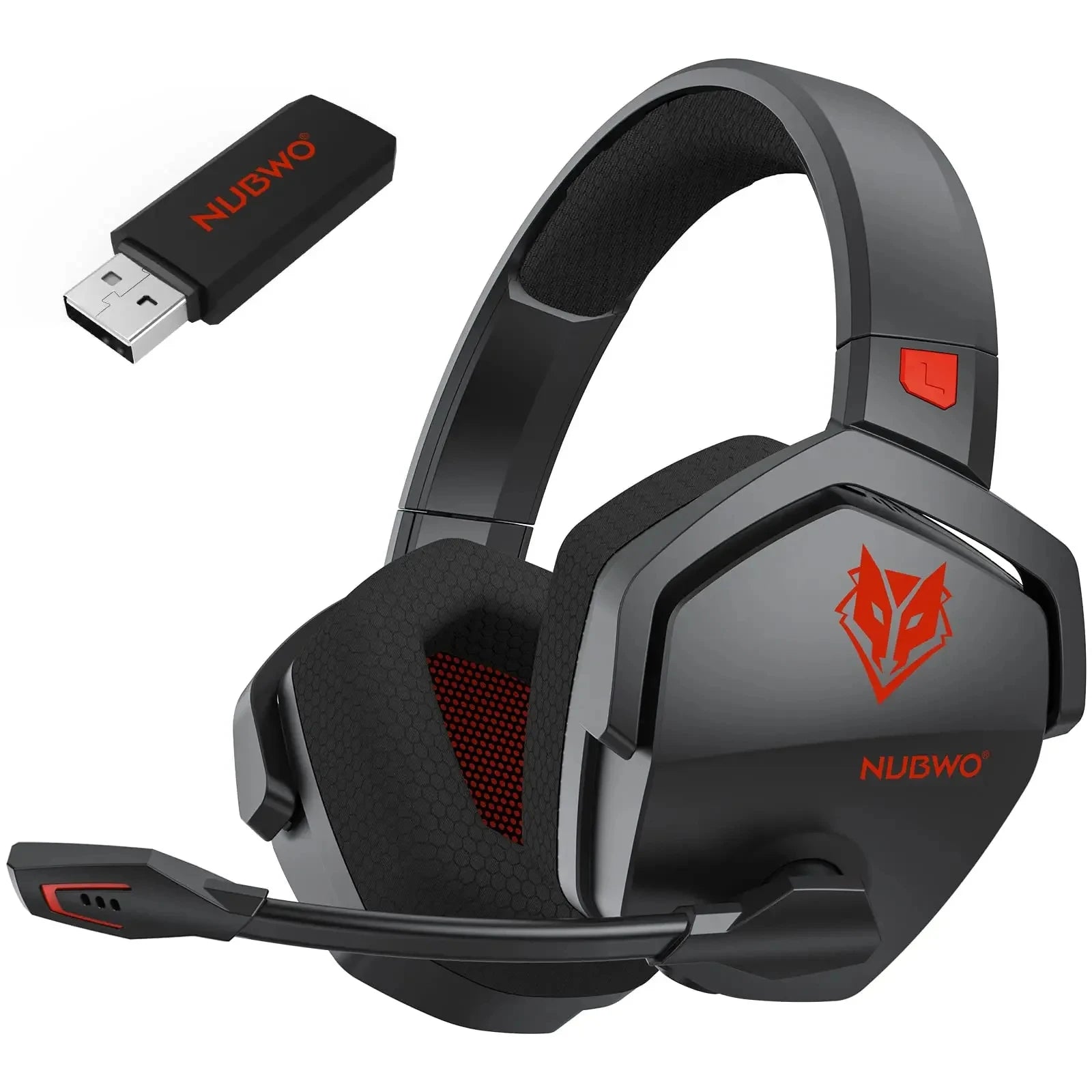 NUBWO G06 Dual Wireless Gaming Headset with Microphone for PS5, PS4, PC, Mobile, Switch, 2.4GHz Bluetooth 5.3 Gaming Headphones - TechSmartX