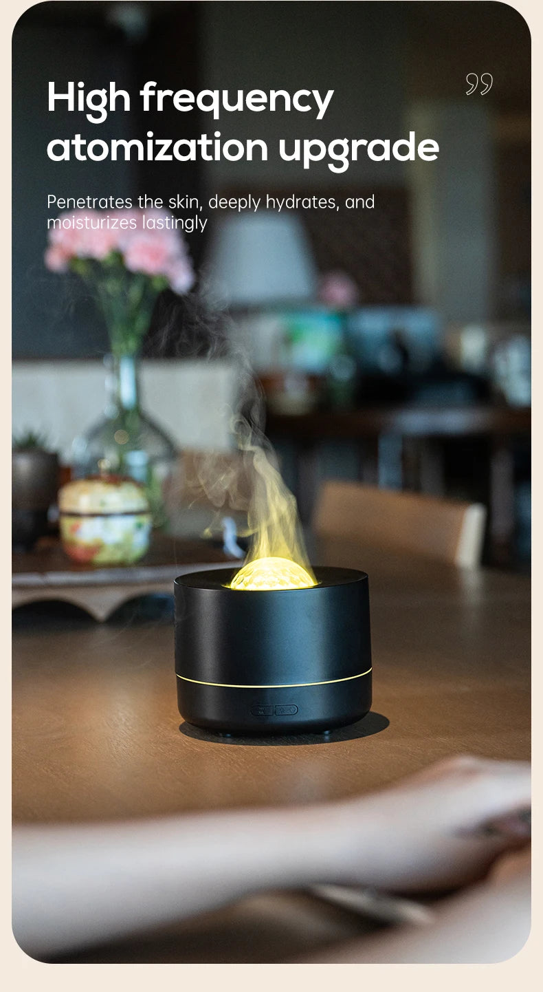New Starry Sky Projection Air Humidifier with Colorful Gradient Night Light USB Delicate Water Mist Essential Oil Aroma Diffuser - TechSmartX