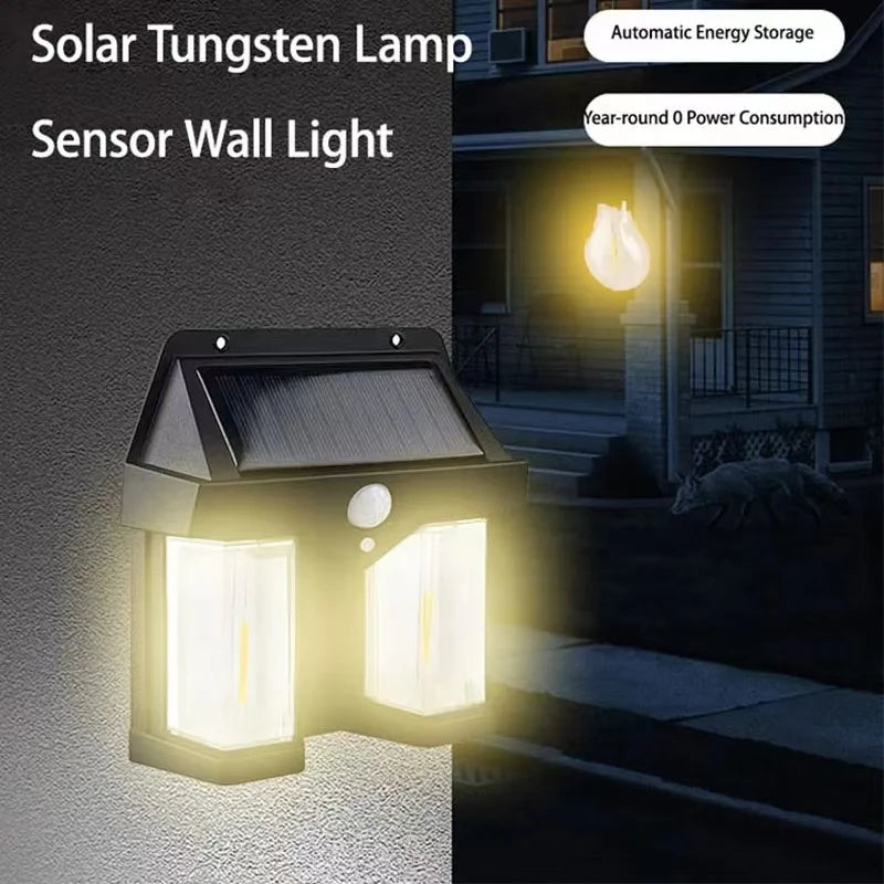 Powerful Outdoor Solar LED Street Light Waterproof Solar Lamp Garden Yard Pathway Wall Decoration External Lighting Fixture - TechSmartX