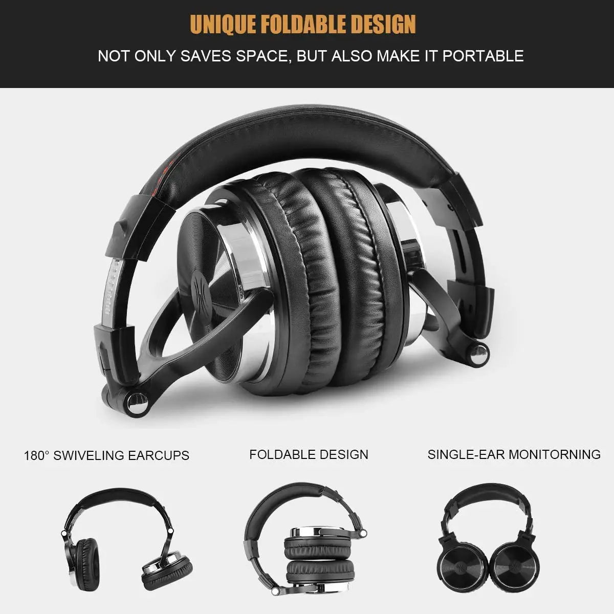 Oneodio Wired Headphones Professional Studio Pro 10/30/50 DJ Headphones With Microphone Over Ear HiFi Hi-Res Monitor Headset - TechSmartX