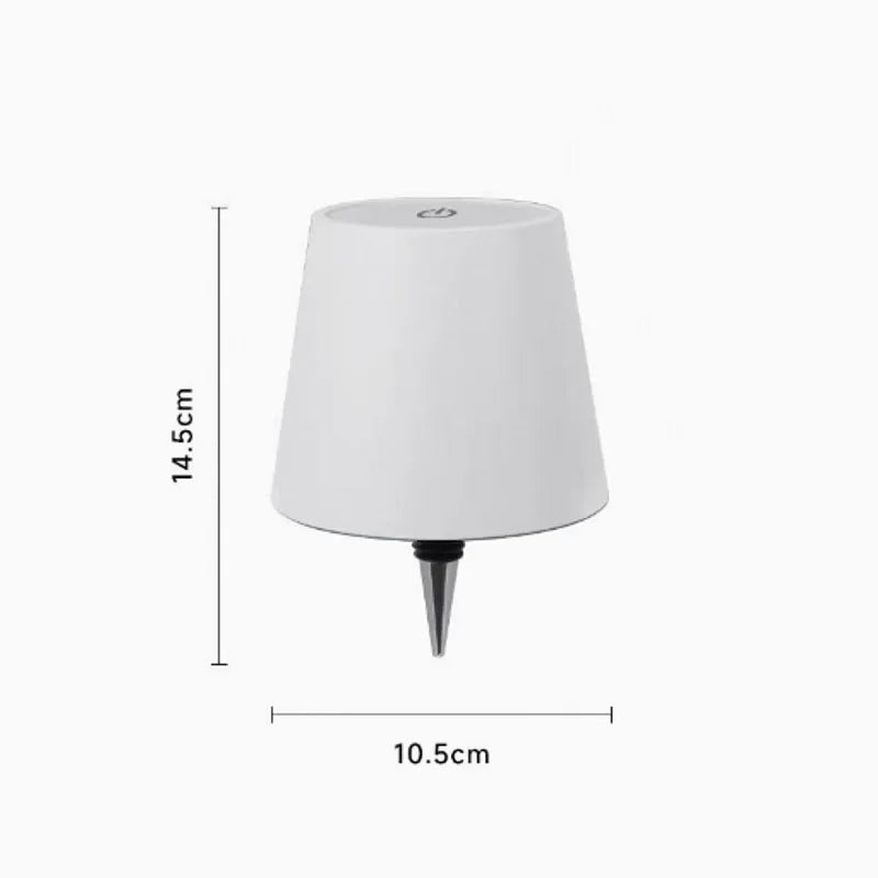 Wireless Bottle Lamp Touch Control of 3 Colors Stepless Dimming Suitable for Wine Bottles Alternative To Wine Corks Bedside Lamp - TechSmartX