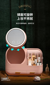 Creative LED Cosmetic Storage Box - The Internet's Most Popular Organizer for Makeup Lovers - TechSmartX