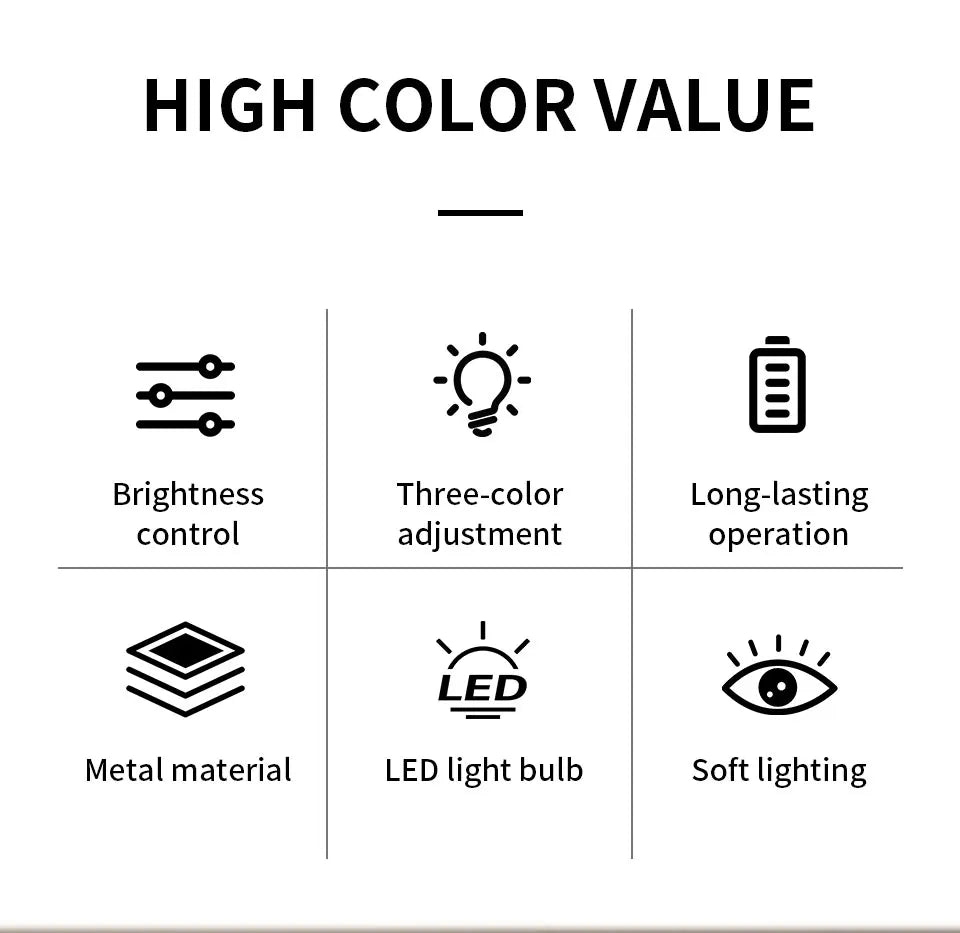Classic Table Lamp USB Rechargeable Night Light Stepless Dimming Touch Desk Lamp 3 Colors Bedside Lamp Bar Hotel Decoration - TechSmartX