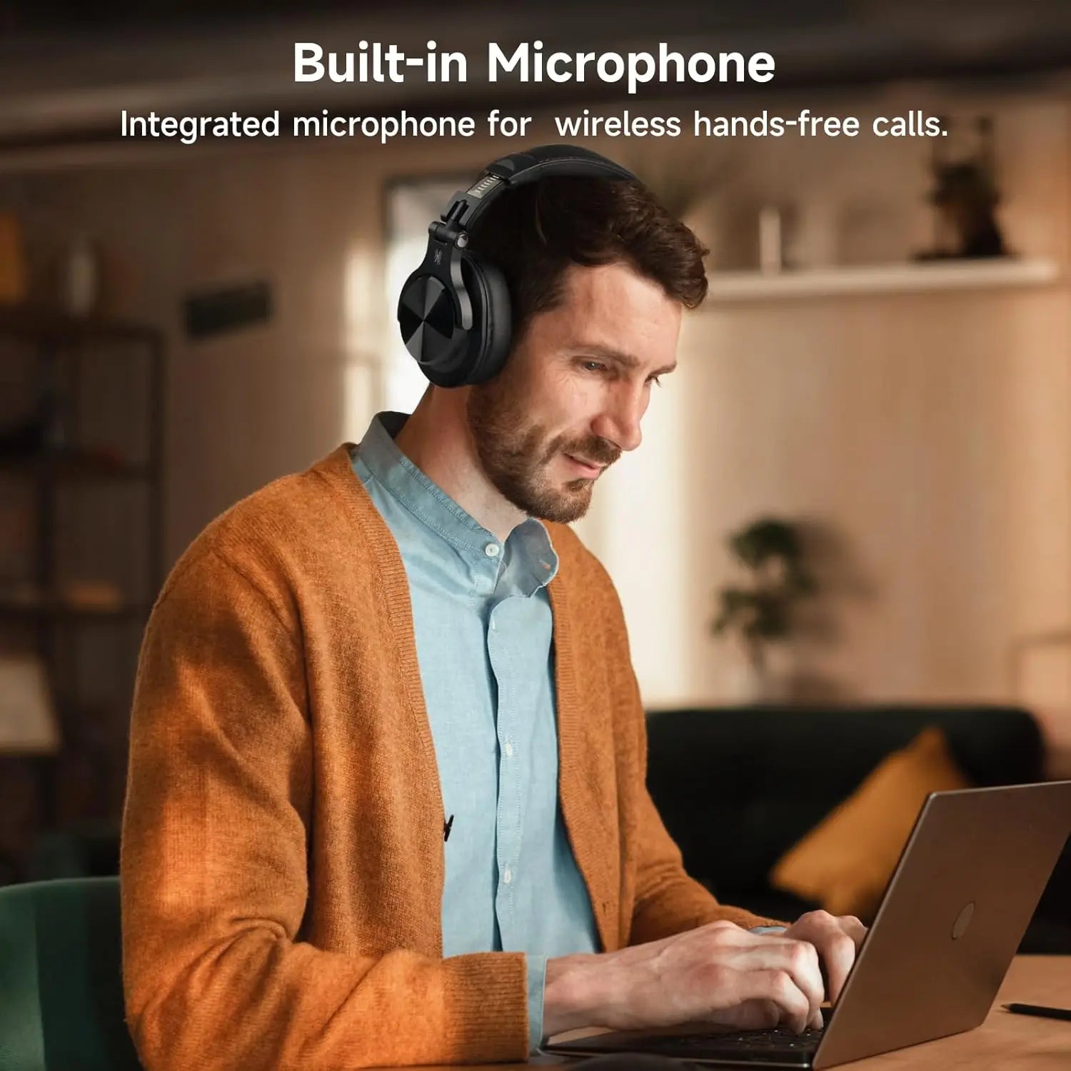 Oneodio Fusion A70 Bluetooth Headphones Hi-Res Audio Over Ear Wireless Headset Professional Studio Monitor DJ HiFi Headphones - TechSmartX