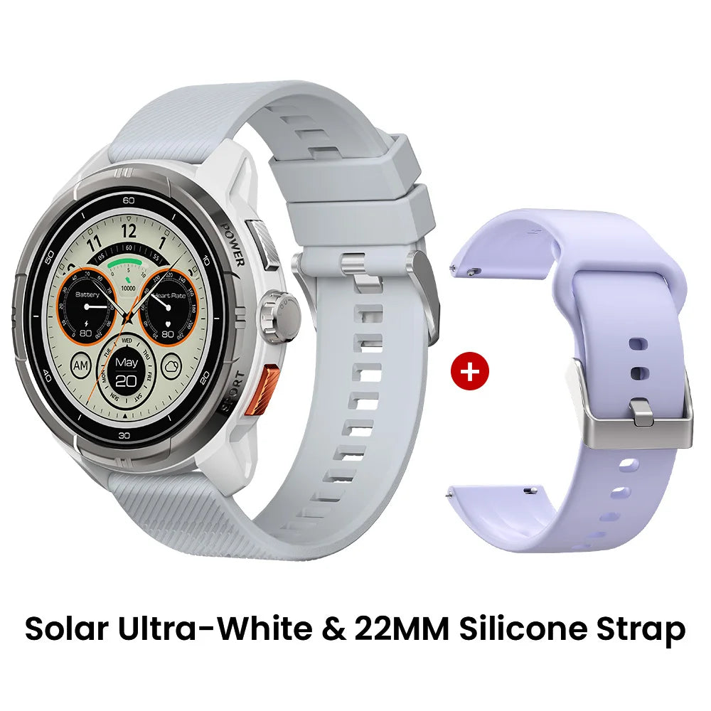 HAYLOU Solar Ultra GPS Smartwatch 1.6” AMOLED Display 5ATM Waterproof Built-in GPS Bluetooth Phone Calls Sports Smart Watch - TechSmartX