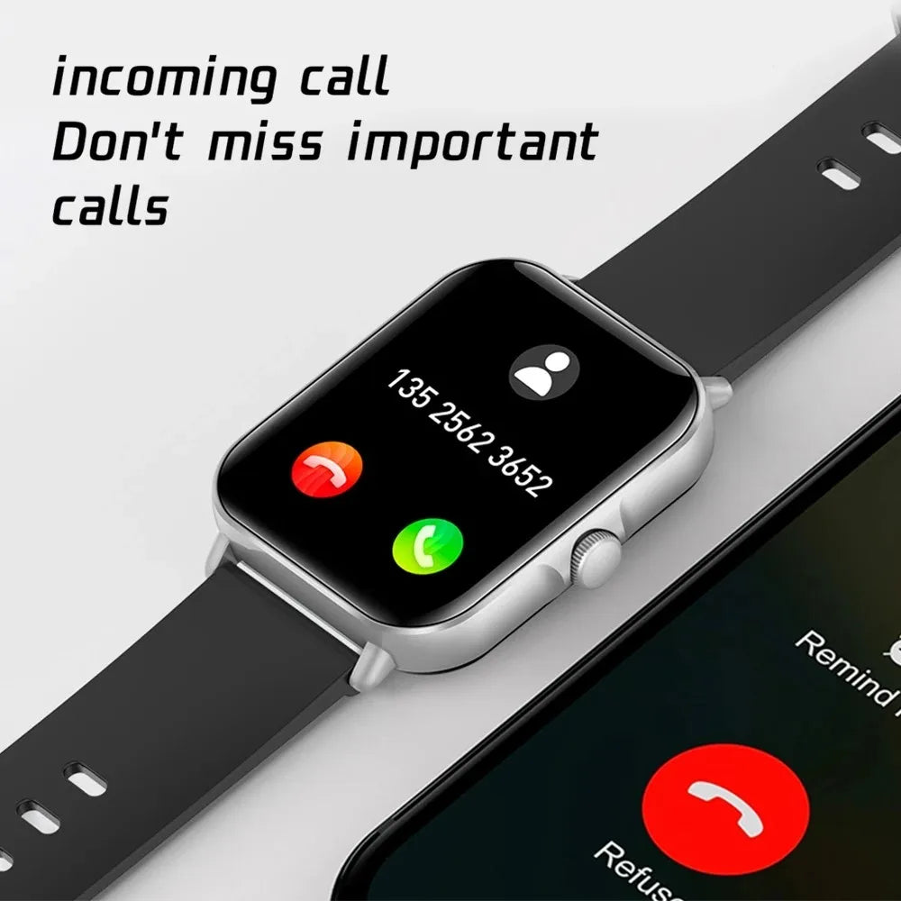 2025 Digital Smartwatch Sports Fitness Men's Women Smart Watch Waterproof Wrist Watches for Ladies Kids Child Android IOS Phones - TechSmartX