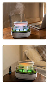 Aroma Humidifier Raindrop Air Humidifier Colorful Light White Noise Essemtial Oil Diffuser Home Ultrasonic Fragrance Diffuser - TechSmartX