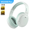 Edifier W820NB Plus Wireless Noise Cancelling Headphones 43dB ANC Hi-Res LDAC Codec 49hrs Playtime Over-Ear Bluetooth Headset - TechSmartX