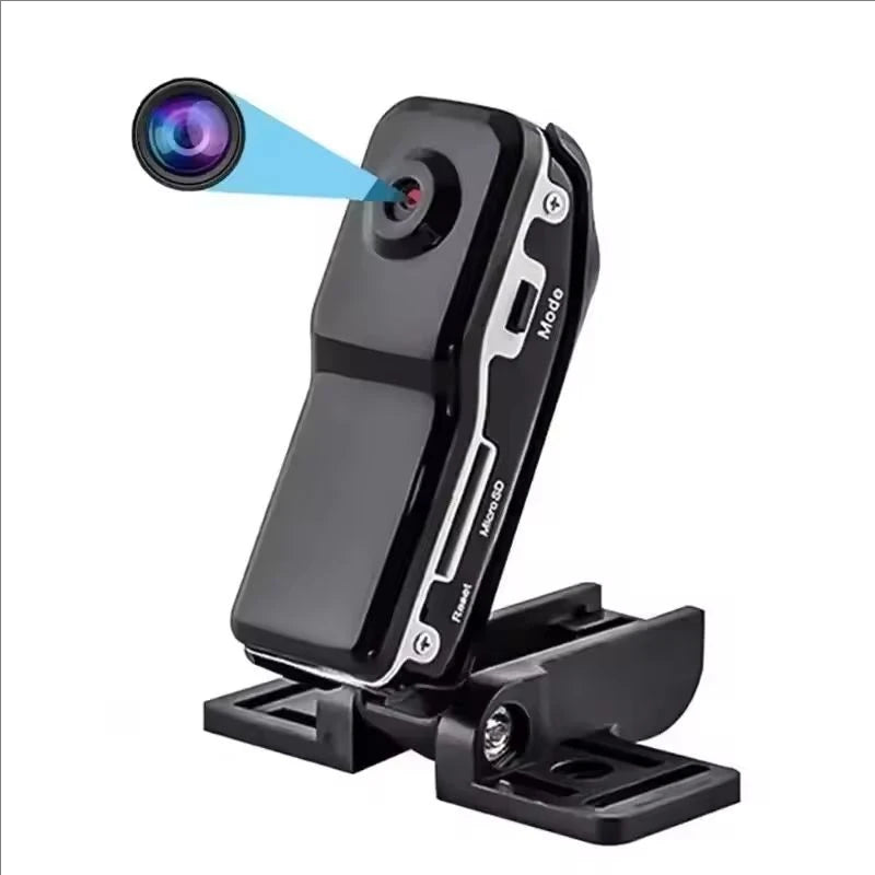 Portable Mini HD DV Camera Body Camcorder Mount Video Recorder Nanny Security Cam Sports DVR Webcam for Home Office Security - TechSmartX