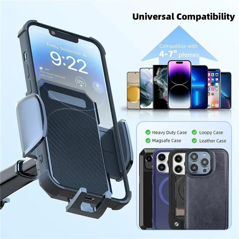 2024 NEW Universal Sucker Car Phone Holder 360° Windshield Car Dashboard Mobile Cell Support Bracket for iPhone Samsung Xiaomi