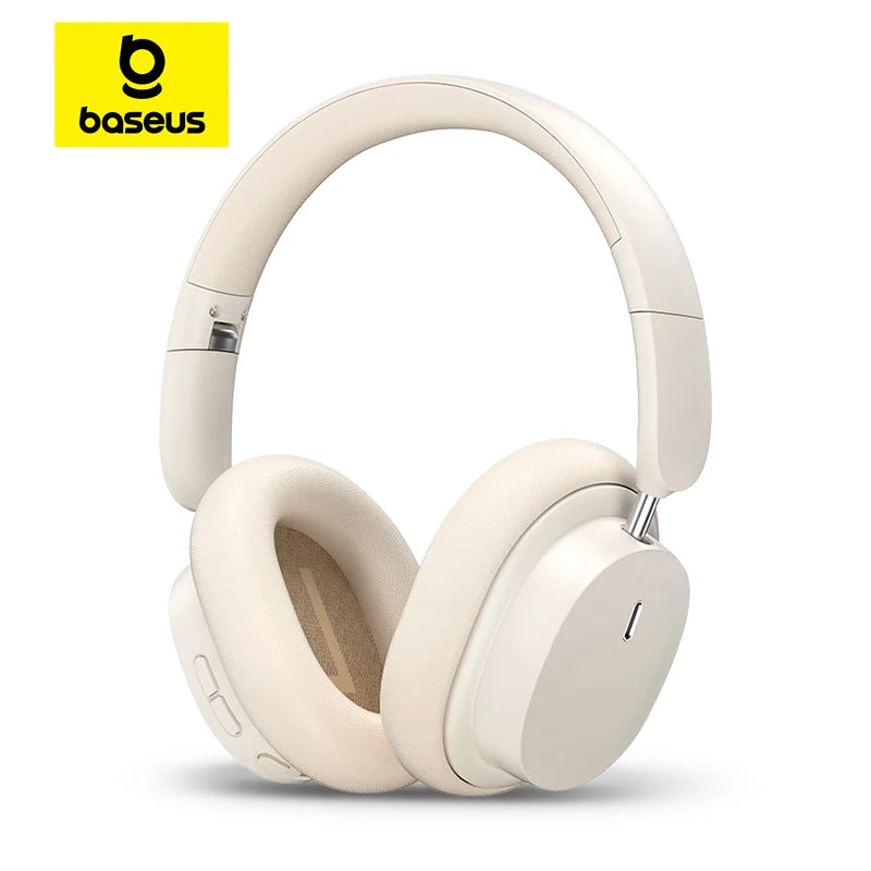 Baseus Bowie D05 Wireless Headphone 3D Spatial Audio Earphone Bluetooth 5.3 Headset 40mm Driver Foldable Over Ear Headphone 70H - TechSmartX