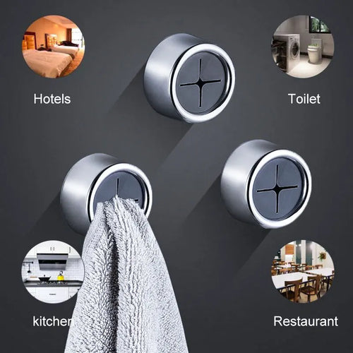 3PCS Non Punching Dishwashing Cloth Storage Clip Dishcloth Clip Kitchen Household Gloves Hook Towel Rack Hole Clip Wall Hanging - TechSmartX