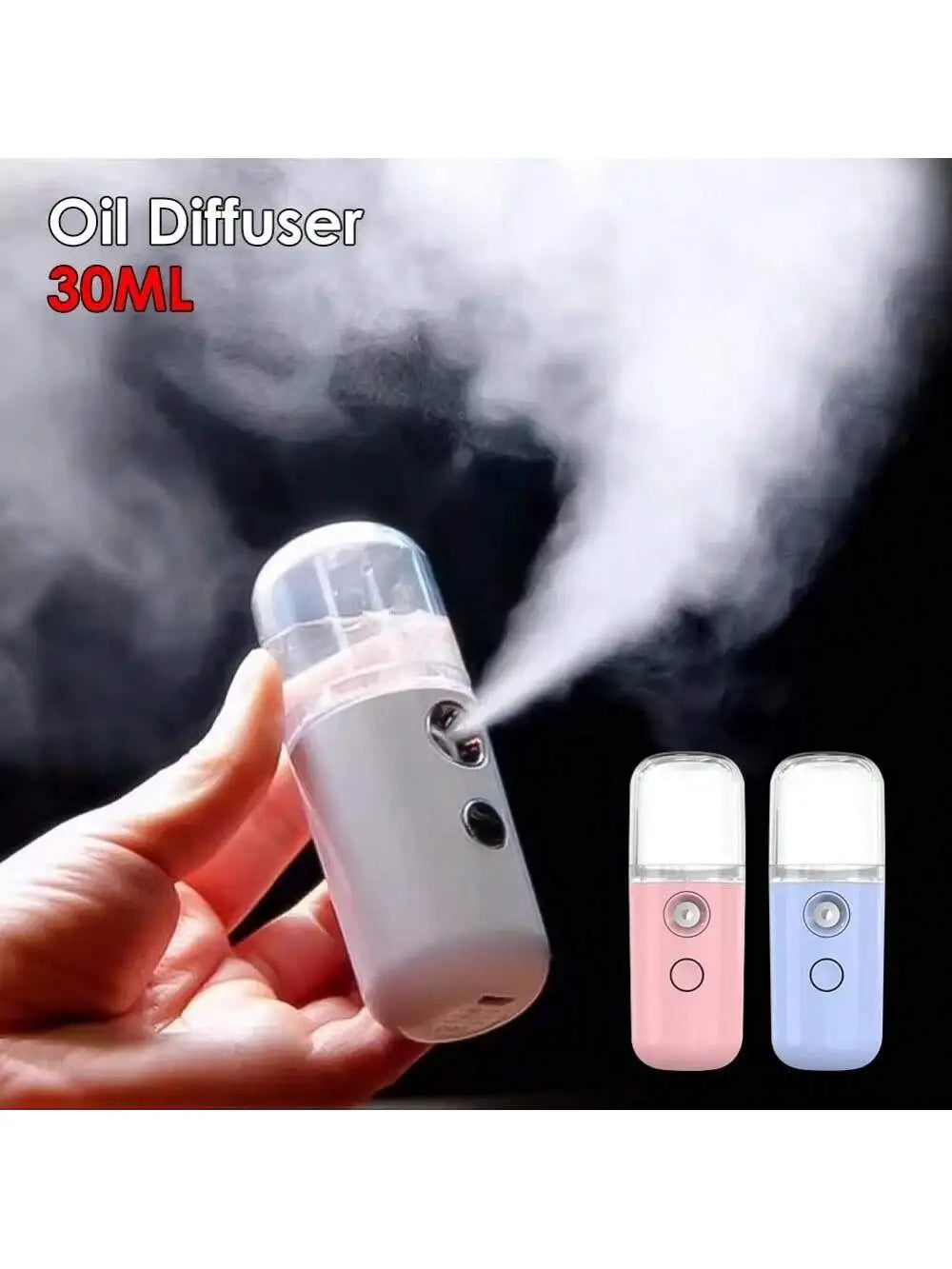 USB Mist Facial Sprayer  Humidifier Rechargeable Nebulizer Face Steamer Moisturizing Beauty Instruments Face Skin Care Tools - TechSmartX