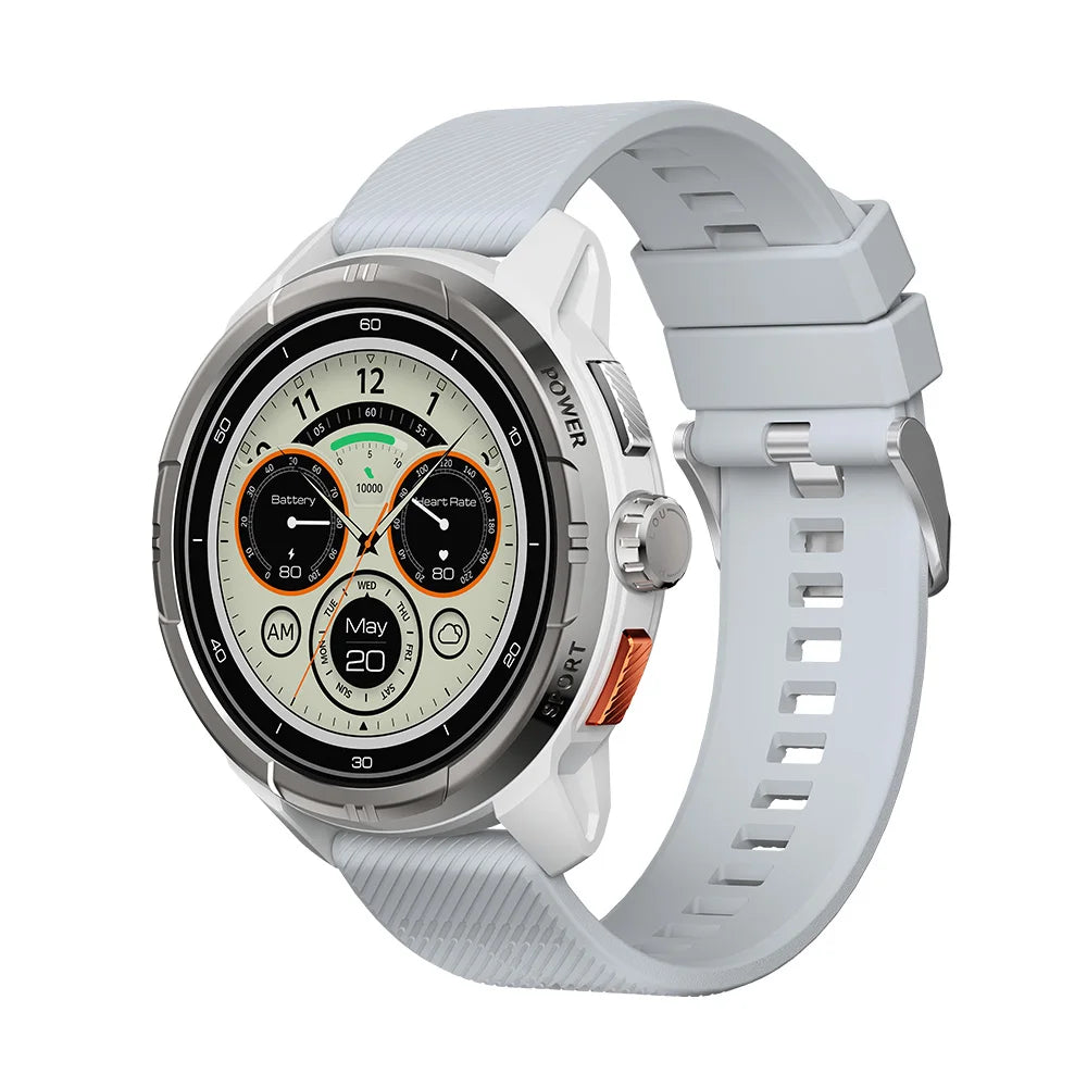 HAYLOU Solar Ultra GPS Smartwatch 1.6” AMOLED Display 5ATM Waterproof Built-in GPS Bluetooth Phone Calls Sports Smart Watch - TechSmartX
