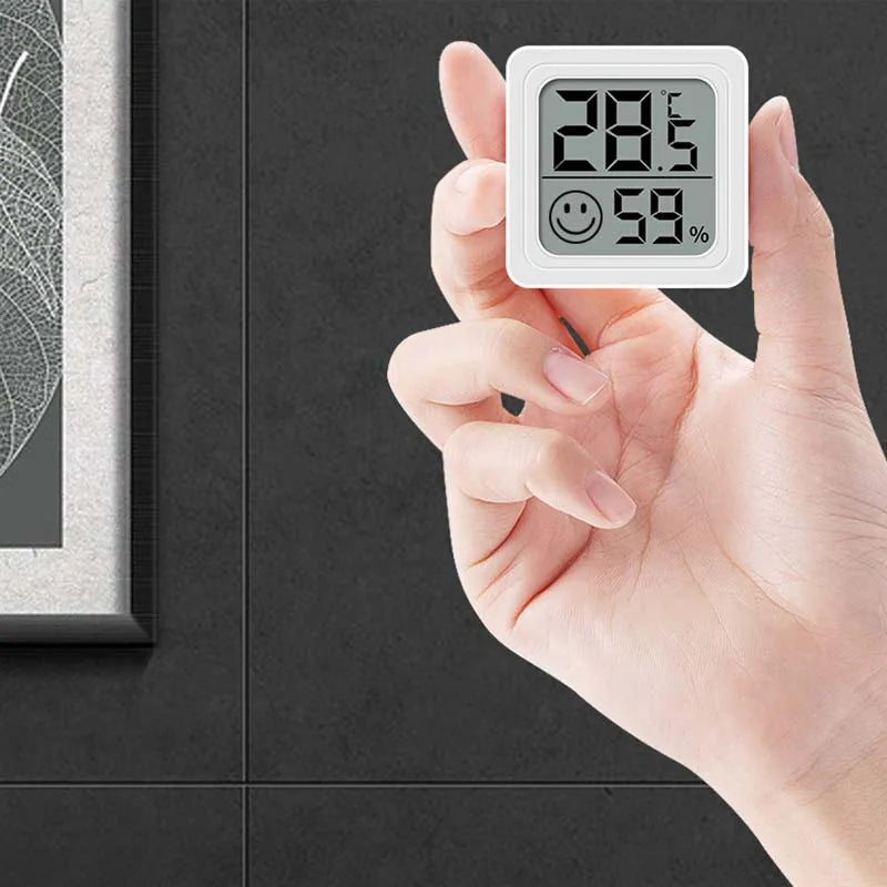 LCD Digital Thermometer Hygrometer Indoor Room Electronic Temperature Humidity Meter Sensor Gauge Weather Station For Home ﻿ - TechSmartX