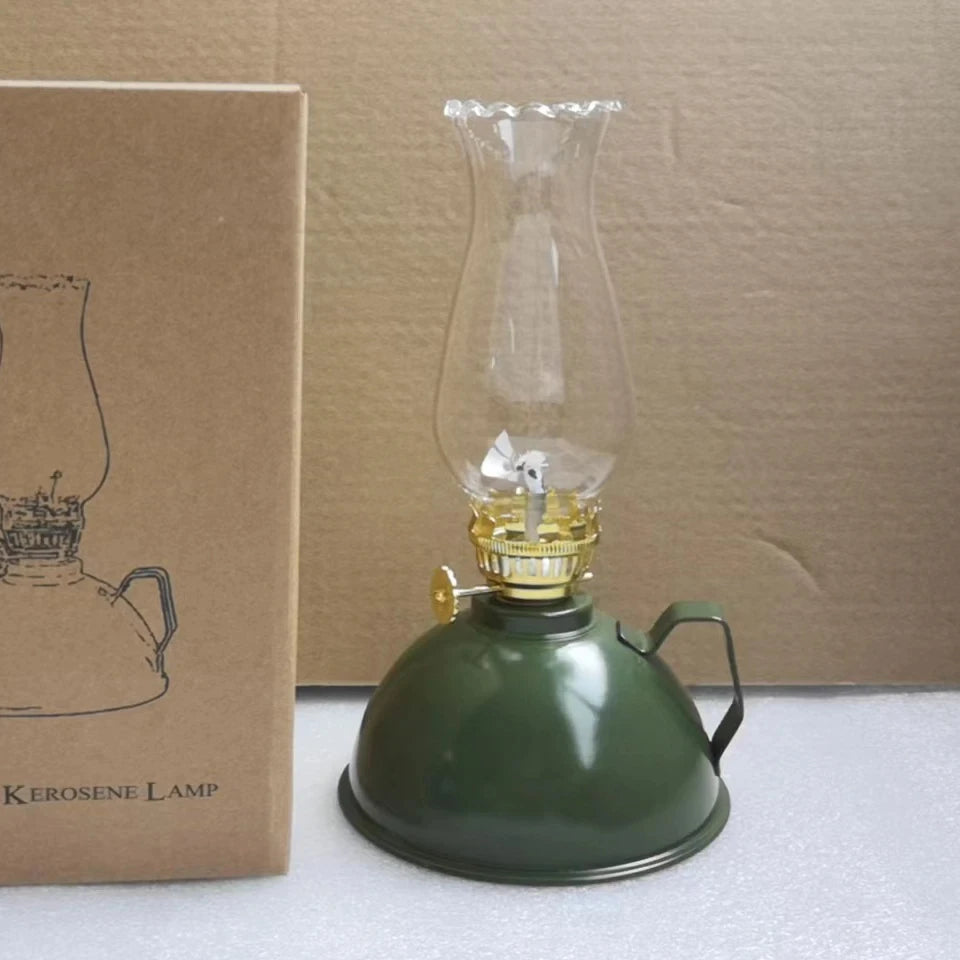 Retro Metal Kerosene Oil Lantern for Outdoor Camping - Small Horse Cozy Atmosphere Tent for Camping, Hiking Outdoor Adventures - TechSmartX