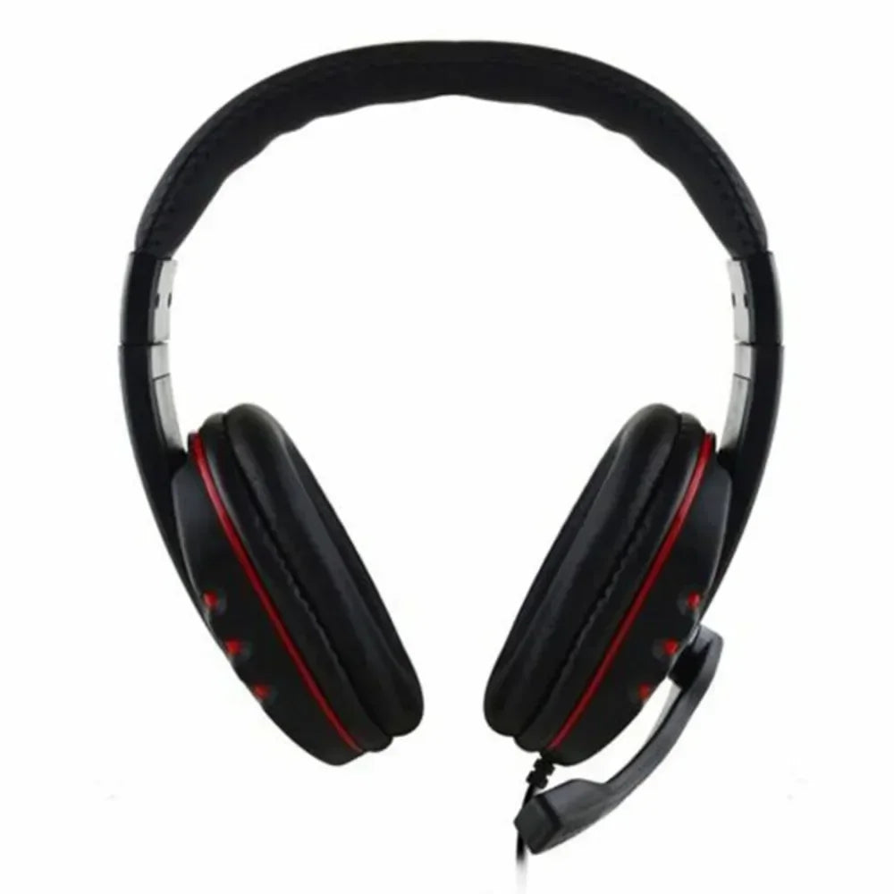 Wired Head Mounted Gaming Earphones Microphone Noise Reduction Earphones 3.5AUX for PC Android Laptop PS4 PS5 Nintendo Tablet - TechSmartX
