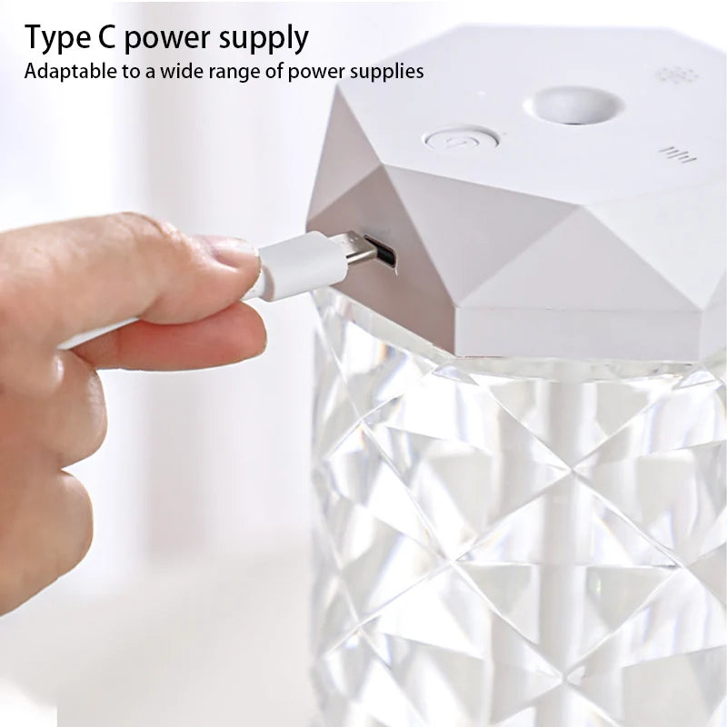 400ML Air Humidifier USB Aroma Diffuser Essential Oil Purifier Fragrance Mist Maker RGB Light humidificador For Car Home Bedroom - TechSmartX
