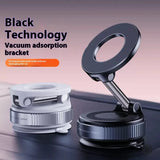 Strong Magnetic Car Phone Holder Foldable Design 360° Adjustable Vacuum Mount for Car/Desk/Bathroom/Universal Use - TechSmartX
