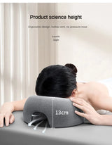 Face Down Pillow Prone Pillow for Prone Face Down Resting Comfort Memory Foam Ergonomics Home Massage Headrest for Beauty Salon - TechSmartX