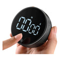 DINRGO Magnetic Kitchen Timer Digital Timer Manual Countdown Rotary Timer Mechanical Cooking Timer Cooking Shower Stopwatch - TechSmartX