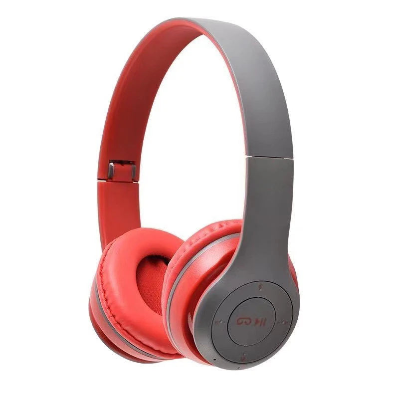 P47 Wireless bluetooth headphone With Mic Headsets Stereo Sound Earphones Sports Gaming Headphones Supports PC Smartphone - TechSmartX