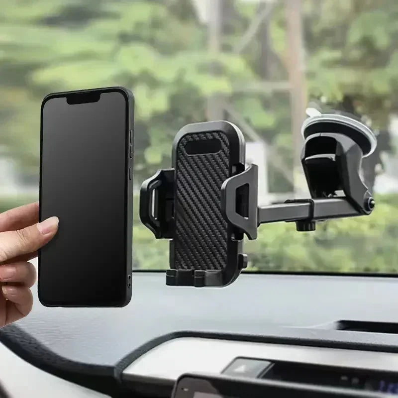 2024 NEW Universal Sucker Car Phone Holder 360° Windshield Car Dashboard Mobile Cell Support Bracket for iPhone Samsung Xiaomi