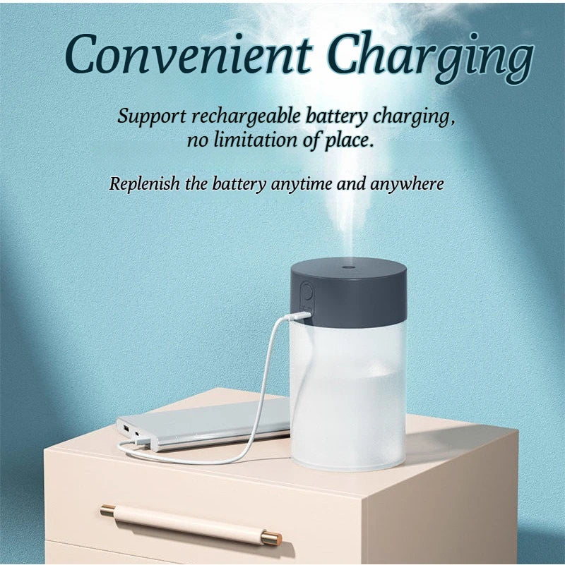 Household USB Humidifier Mini Silent Home Humidifier Car Portable Office Desktop Home Aromatherapy Colorful Humidifier - TechSmartX