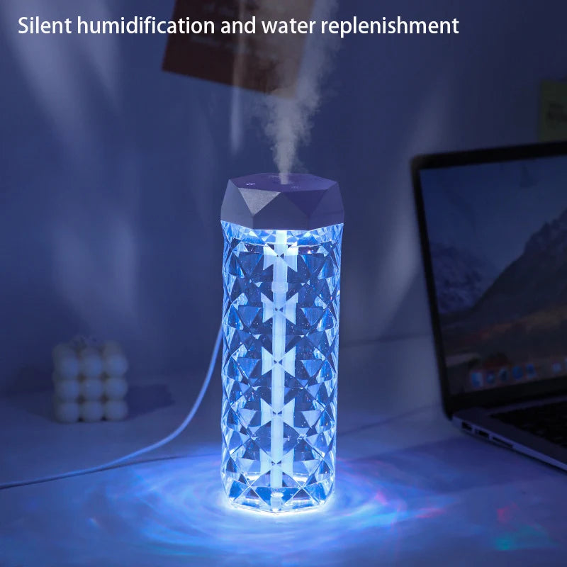 400ML Air Humidifier USB Aroma Diffuser Essential Oil Purifier Fragrance Mist Maker RGB Light humidificador For Car Home Bedroom - TechSmartX
