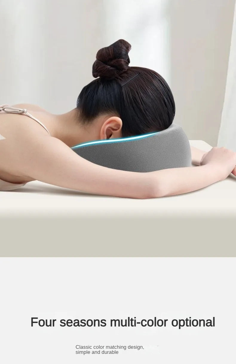 Face Down Pillow Prone Pillow for Prone Face Down Resting Comfort Memory Foam Ergonomics Home Massage Headrest for Beauty Salon - TechSmartX